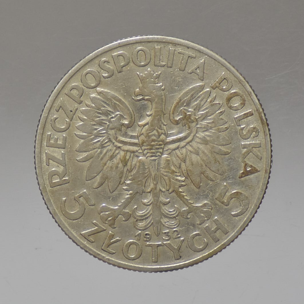 1932 Lengyelország 5 Zloty