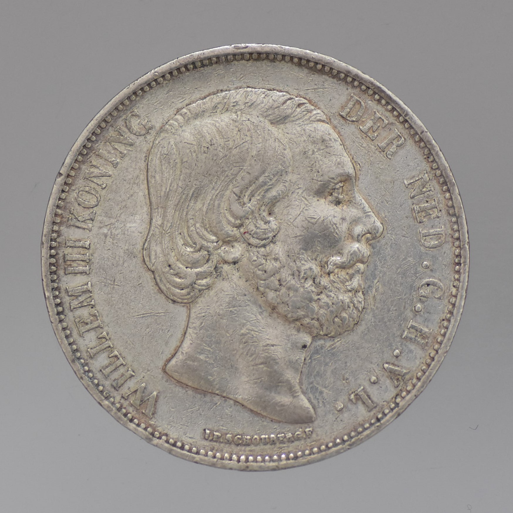1874 Hollandia - III. Vilmos  2 1/2 Gulden